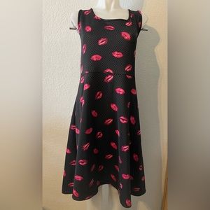 Torrid Scuba Lips Dress